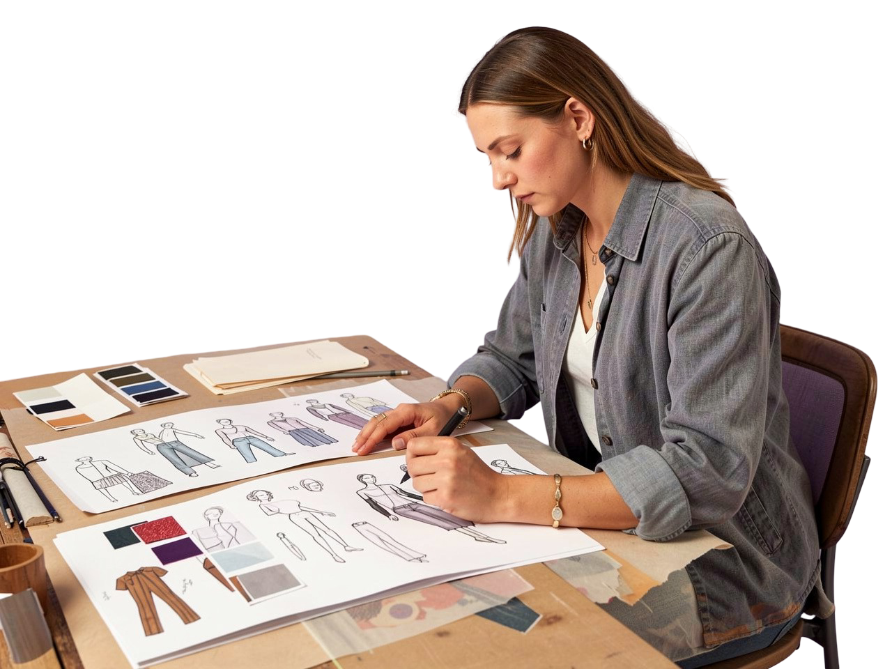 Fashion model showcase